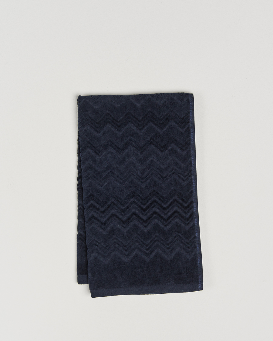 Hombres | Telas | Missoni Home | Chalk Hand Towel 40x70cm Navy