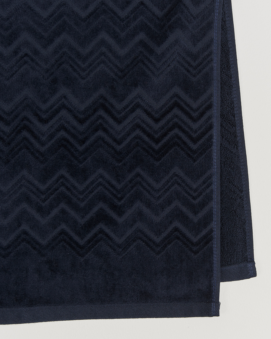 Hombres | Telas | Missoni Home | Chalk Hand Towel 40x70cm Navy