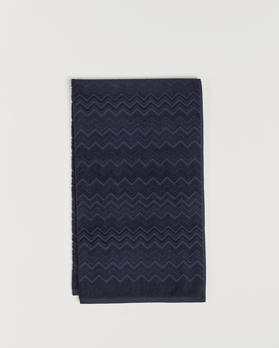 Hombres | Telas | Missoni Home | Chalk Bath Towel 70x115cm Navy