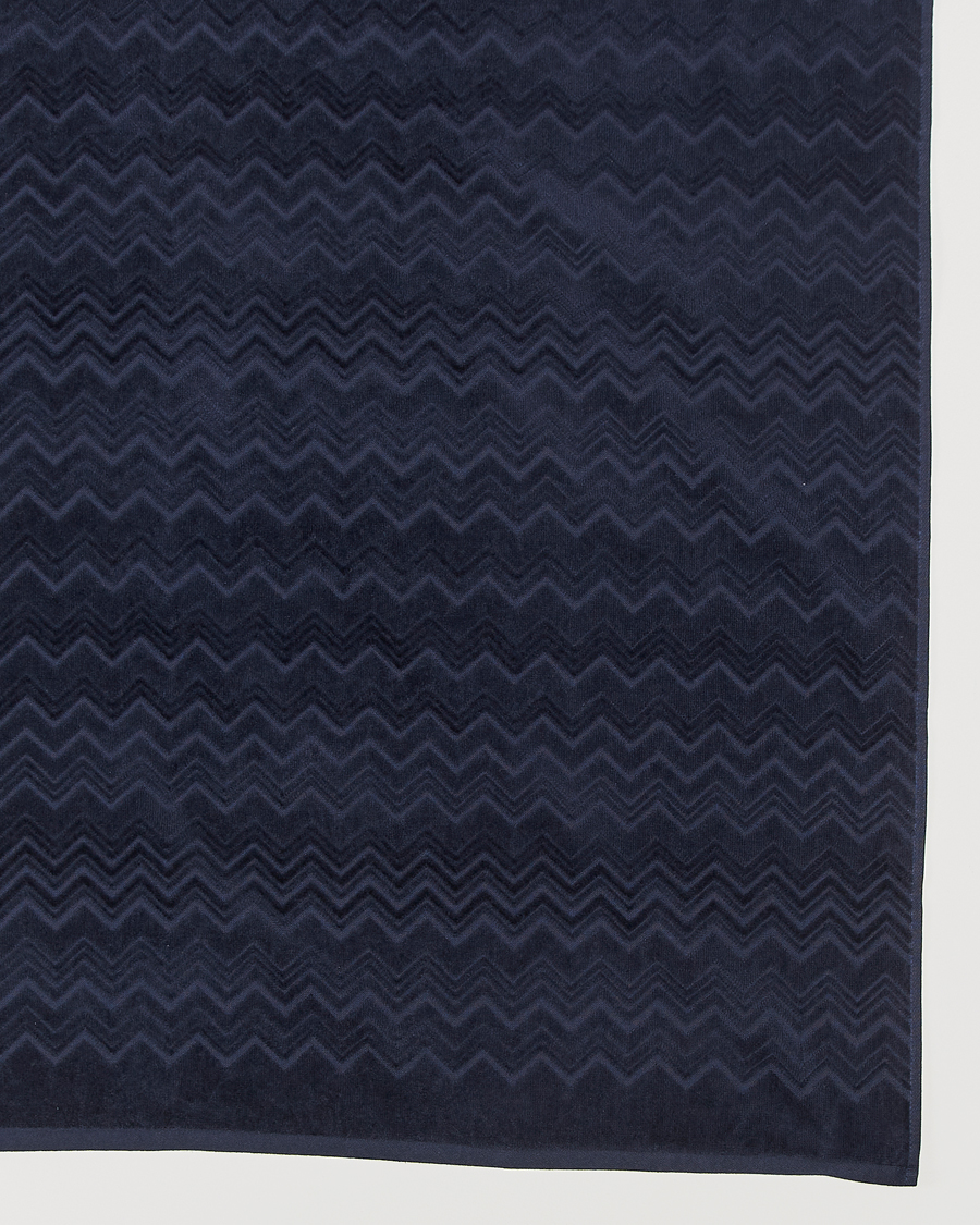 Hombres | Telas | Missoni Home | Chalk Bath Towel 70x115cm Navy