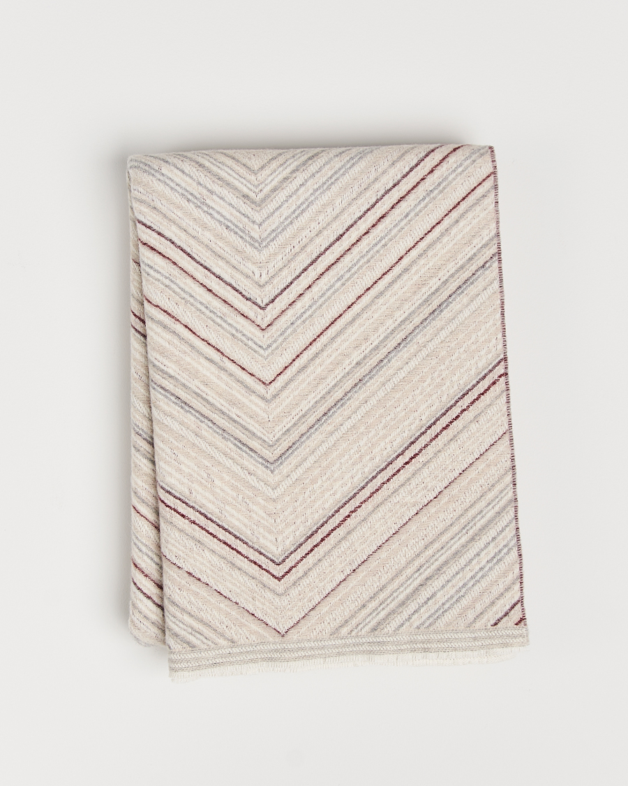 Hombres | Telas | Missoni Home | Catullo Wool Throw 130x190cm Beige