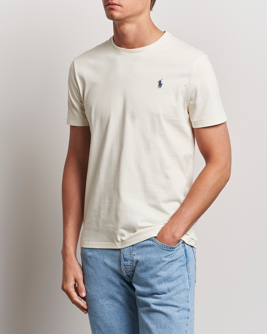 Hombres | Camisetas blancas | Polo Ralph Lauren | Crew Neck T-Shirt Herbal Milk