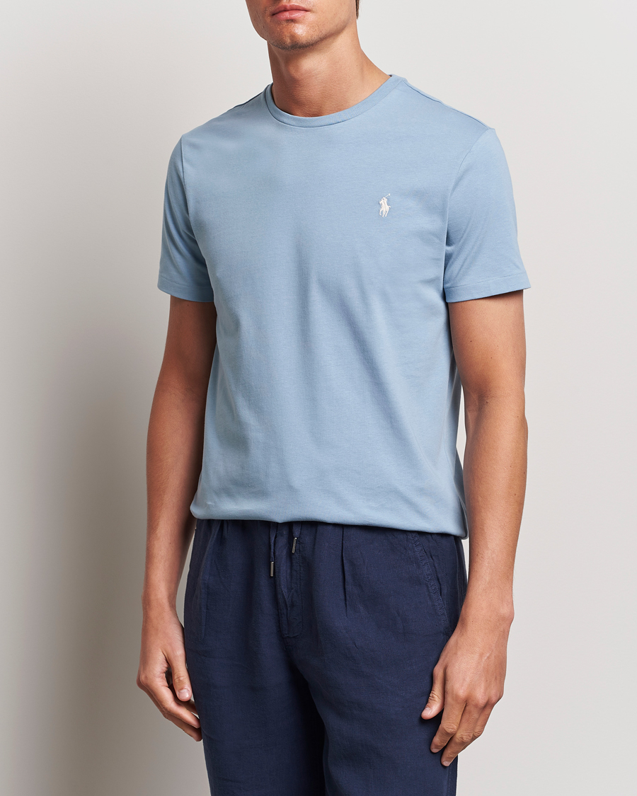 Hombres |  | Polo Ralph Lauren | Crew Neck T-Shirt Vessel Blue