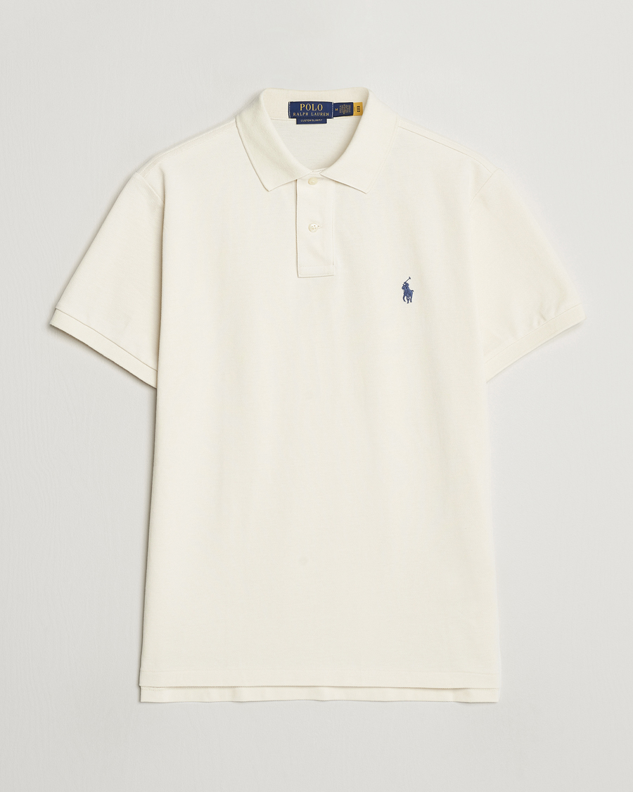 Hombres | Polos | Polo Ralph Lauren | Custom Slim Fit Polo Herbal Milk