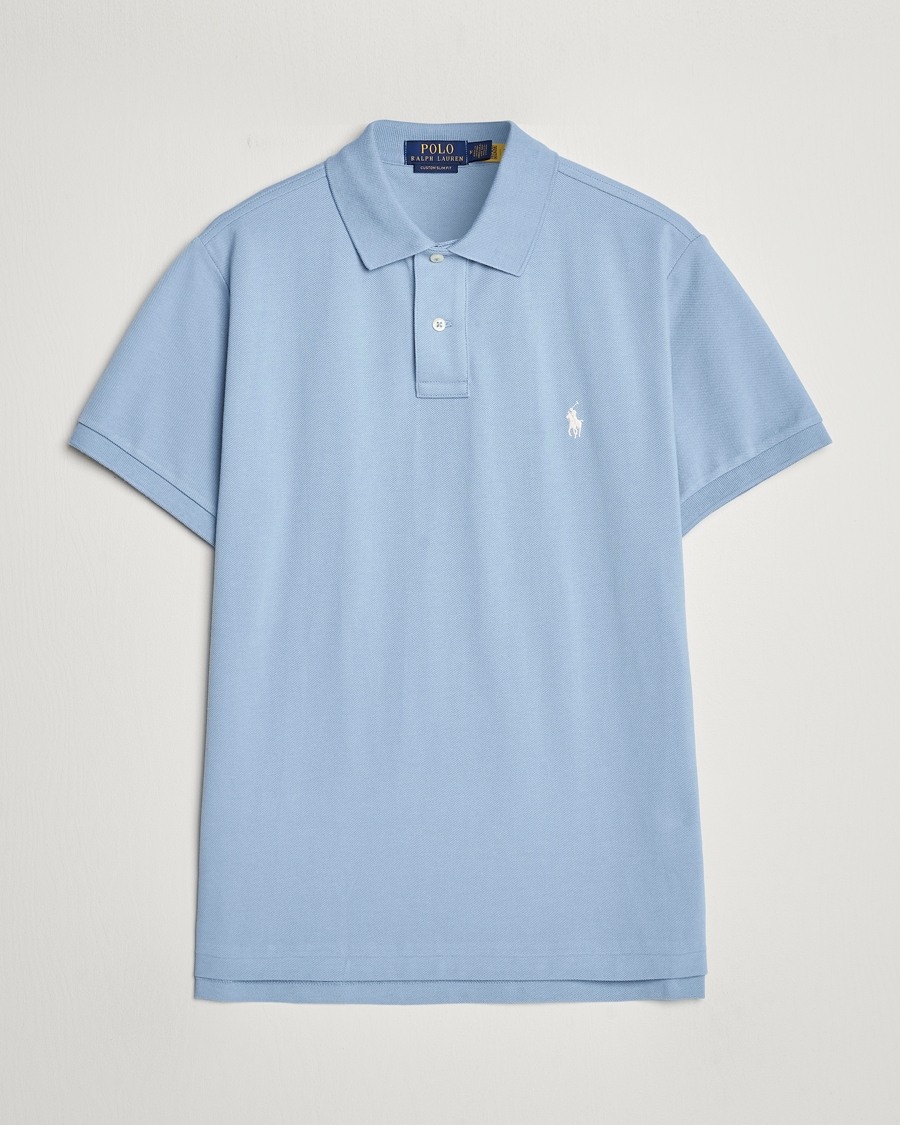 Hombres | Polos | Polo Ralph Lauren | Custom Slim Fit Polo Vessel Blue