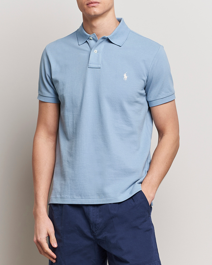 Hombres | Polos | Polo Ralph Lauren | Custom Slim Fit Polo Vessel Blue