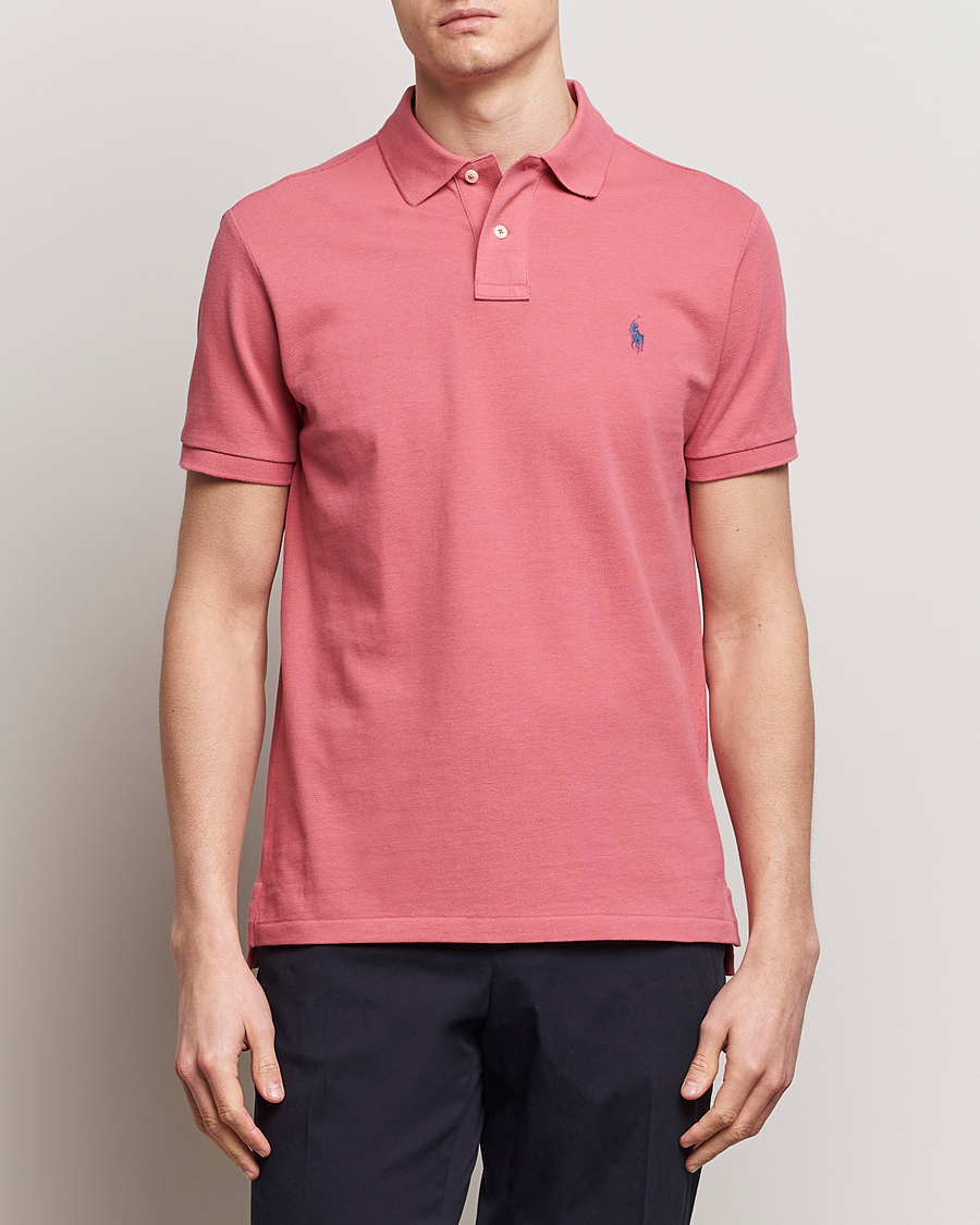 Hombres | Polos | Polo Ralph Lauren | Custom Slim Fit Polo Adirondack Red