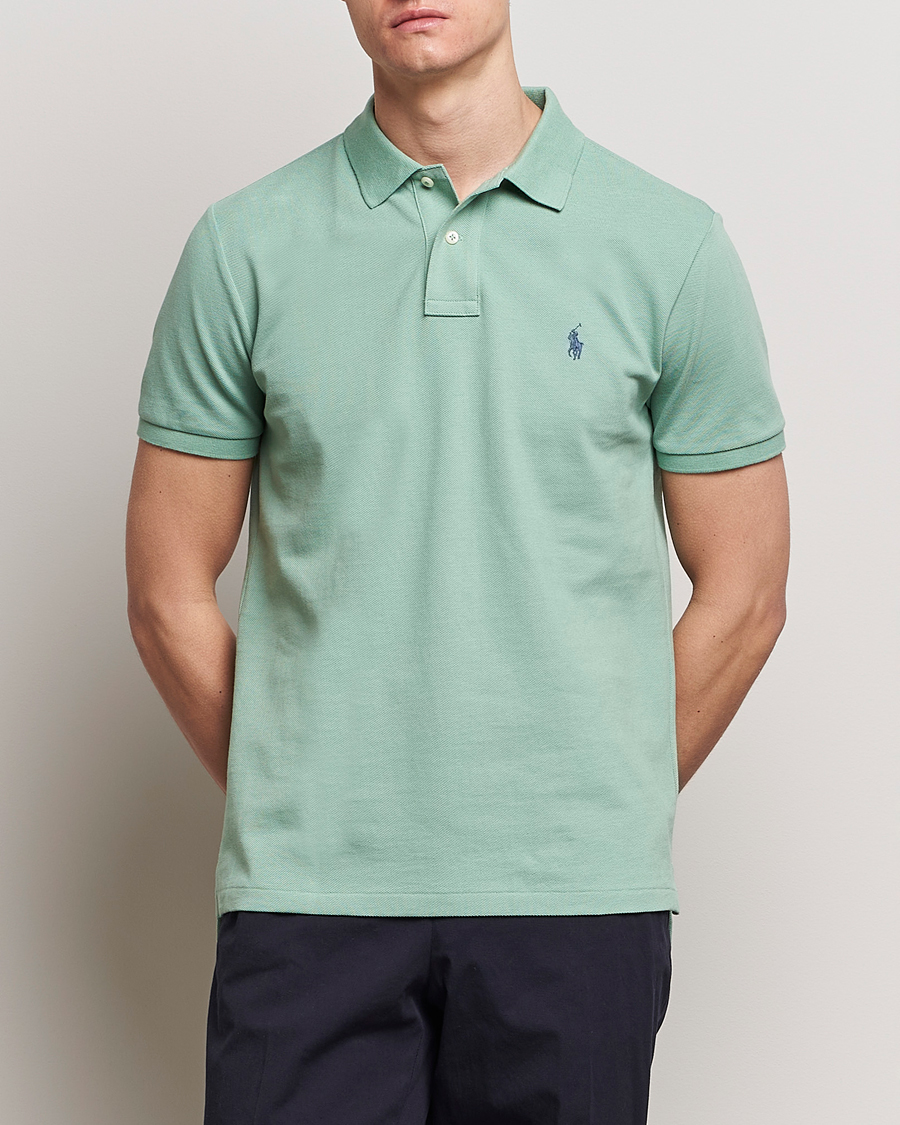 Hombres | Novedades | Polo Ralph Lauren | Custom Slim Fit Polo Faded Mint