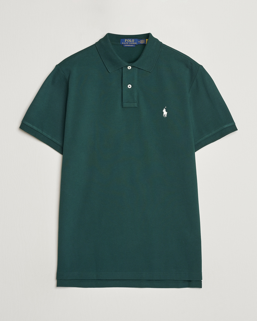 Hombres | Polos | Polo Ralph Lauren | Custom Slim Fit Polo Moss Agate