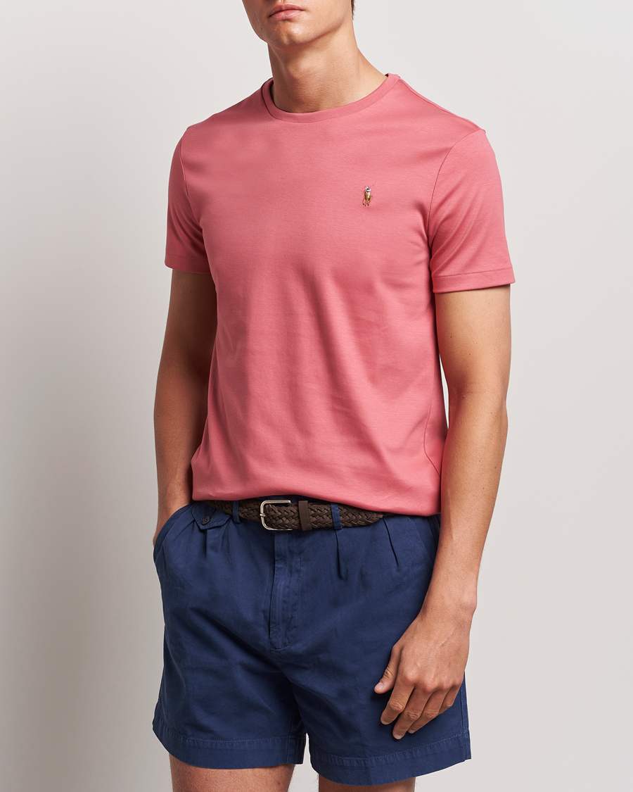 Hombres | Novedades | Polo Ralph Lauren | Luxury Pima Cotton Crew Neck T-Shirt Adirondack Red