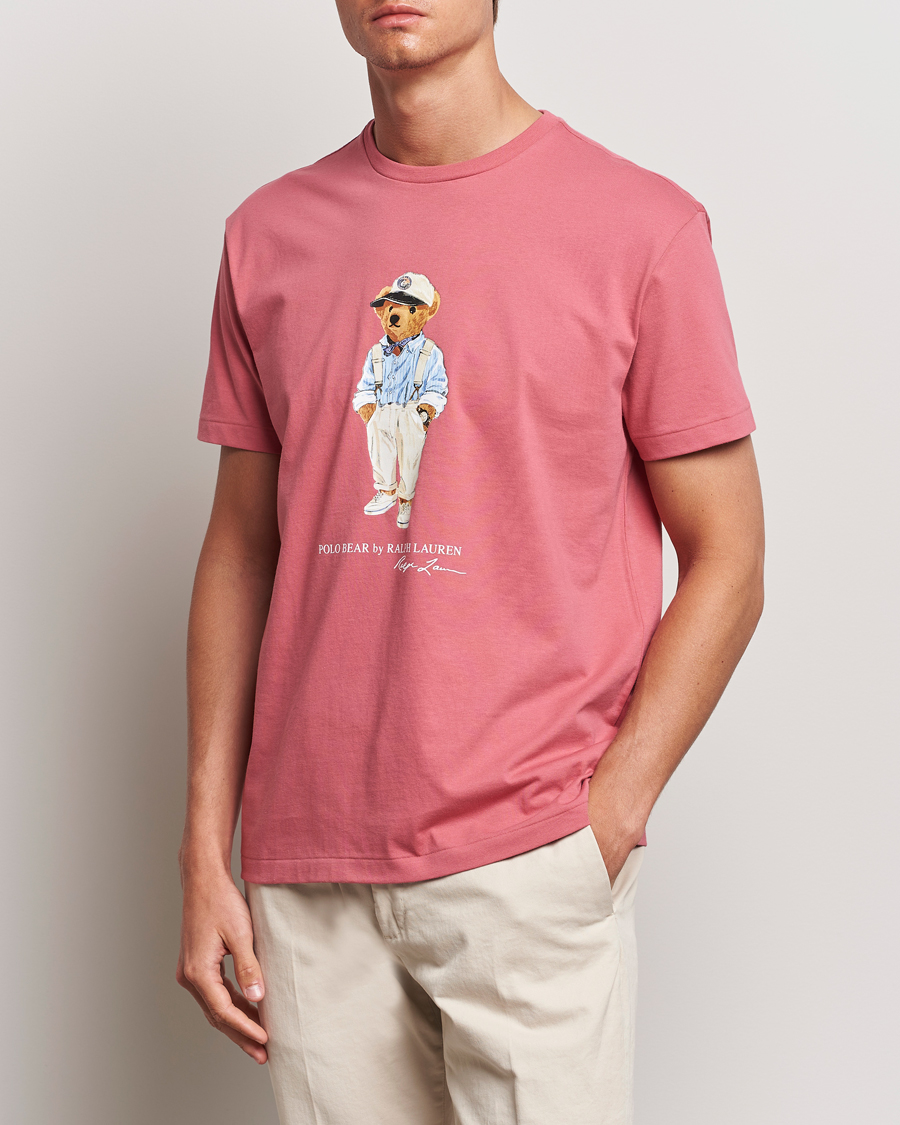 Hombres |  | Polo Ralph Lauren | Printed Hemingway Bear T-Shirt Adirondack Red