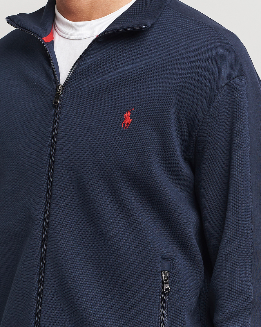 Hombres | Jerséis y prendas de punto | Polo Ralph Lauren | Tech Double Knit Full Zip Aviator Navy