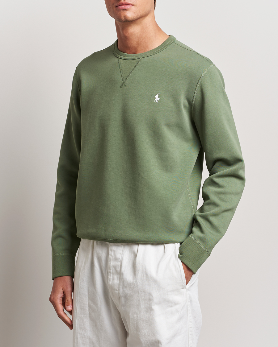 Hombres |  | Polo Ralph Lauren | Tech Double Knit Crew Neck Sweatshirt Cargo Green