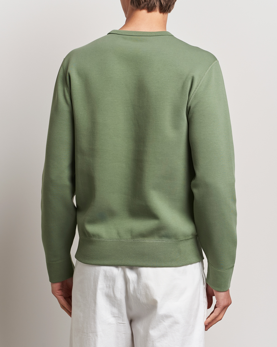Hombres | Jerséis y prendas de punto | Polo Ralph Lauren | Tech Double Knit Crew Neck Sweatshirt Cargo Green
