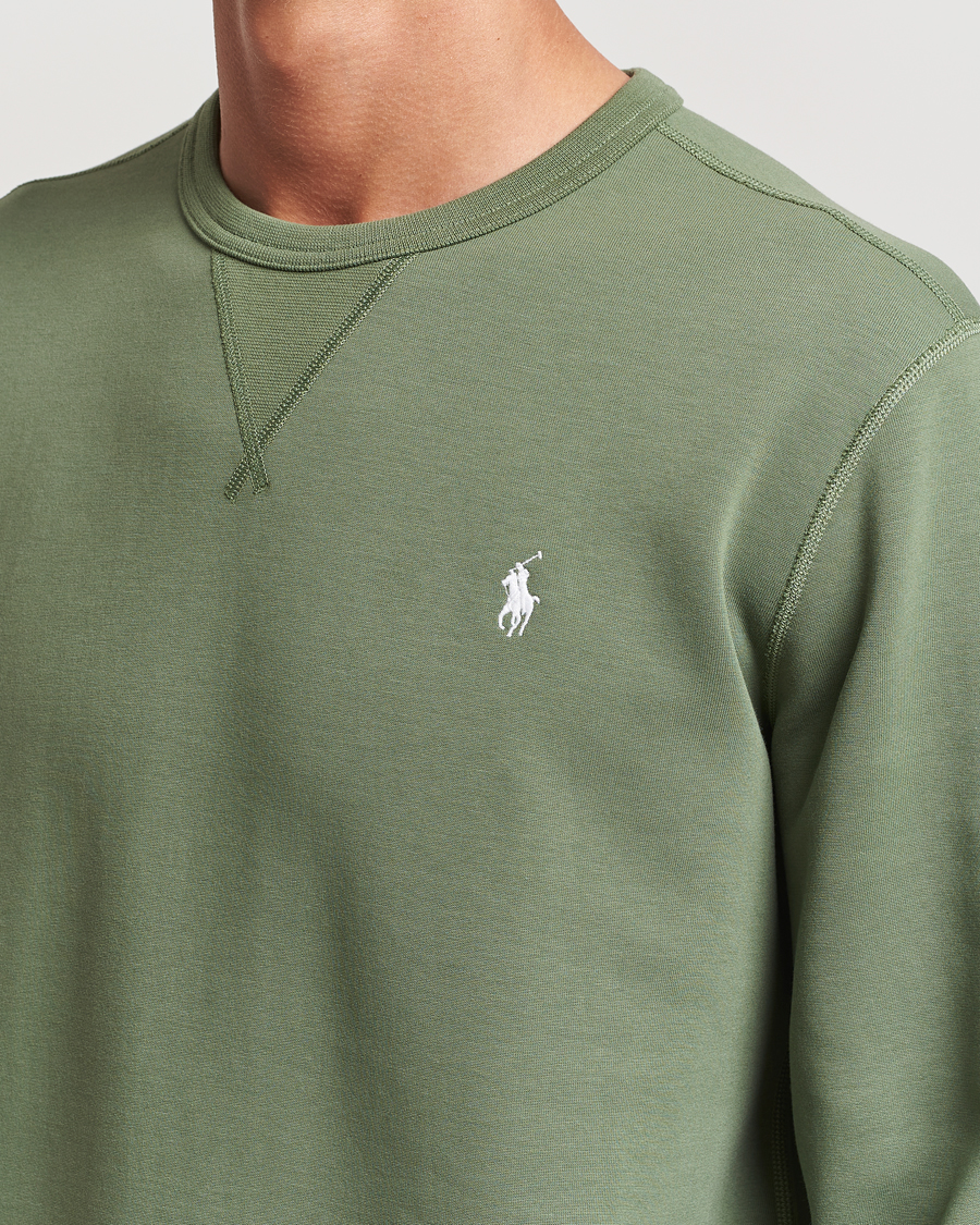 Hombres | Jerséis y prendas de punto | Polo Ralph Lauren | Tech Double Knit Crew Neck Sweatshirt Cargo Green