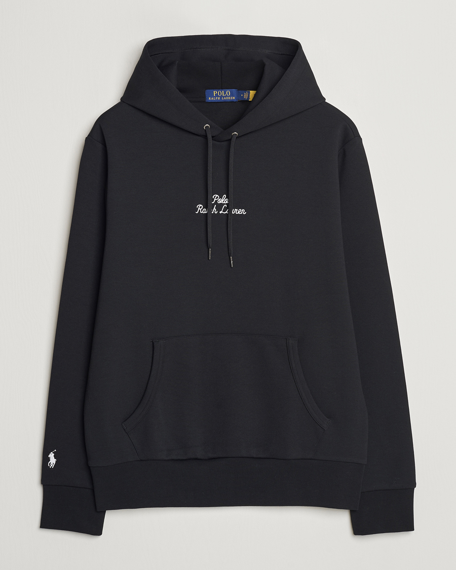 Hombres | Jerséis y prendas de punto | Polo Ralph Lauren | Central Logo Hoodie Polo Black