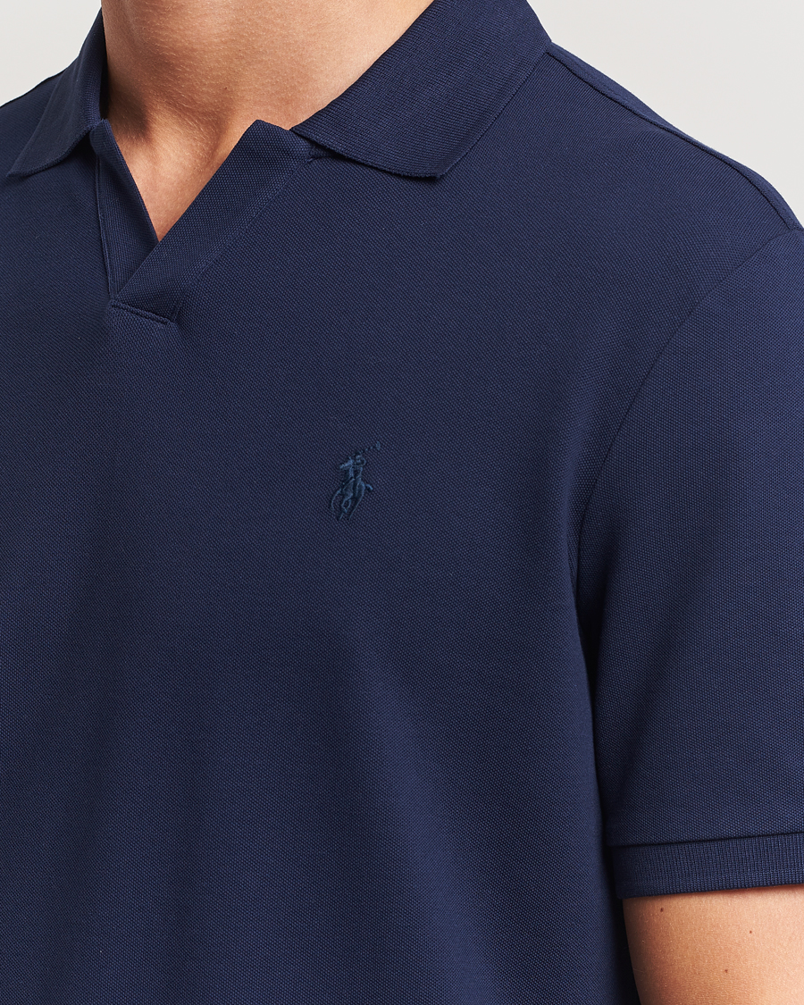 Hombres | Polos | Polo Ralph Lauren | Classic Fit Open Collar Polo Refined Navy