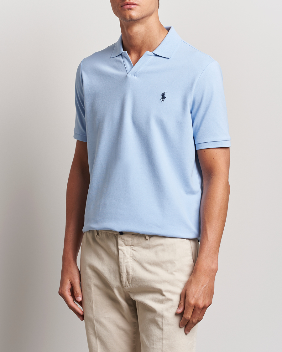 Hombres |  | Polo Ralph Lauren | Classic Fit Open Collar Polo Office Blue