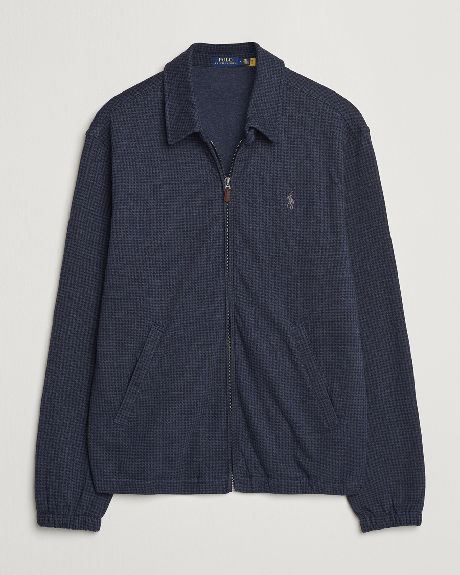Hombres | Abrigos y chaquetas | Polo Ralph Lauren | Double Knit Dogtooth Baracuda Jacket Vintage Navy