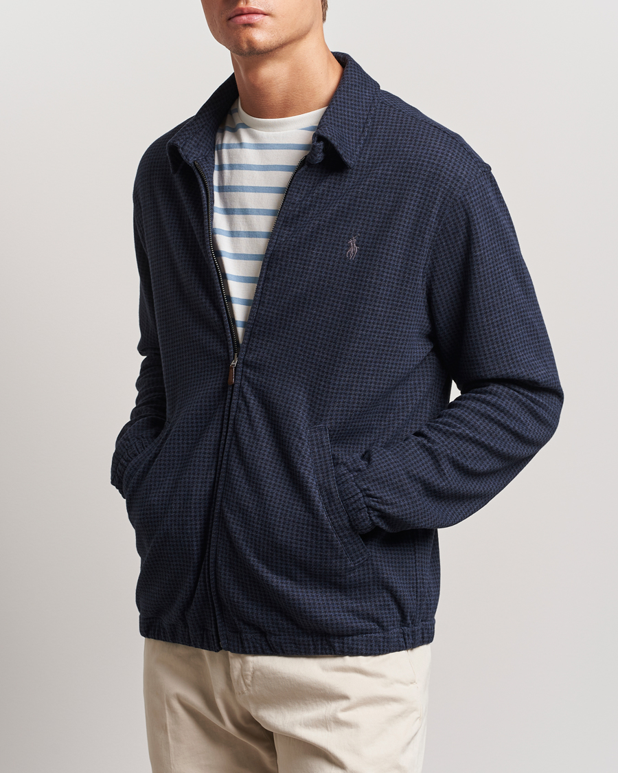 Hombres | Abrigos y chaquetas | Polo Ralph Lauren | Double Knit Dogtooth Baracuda Jacket Vintage Navy