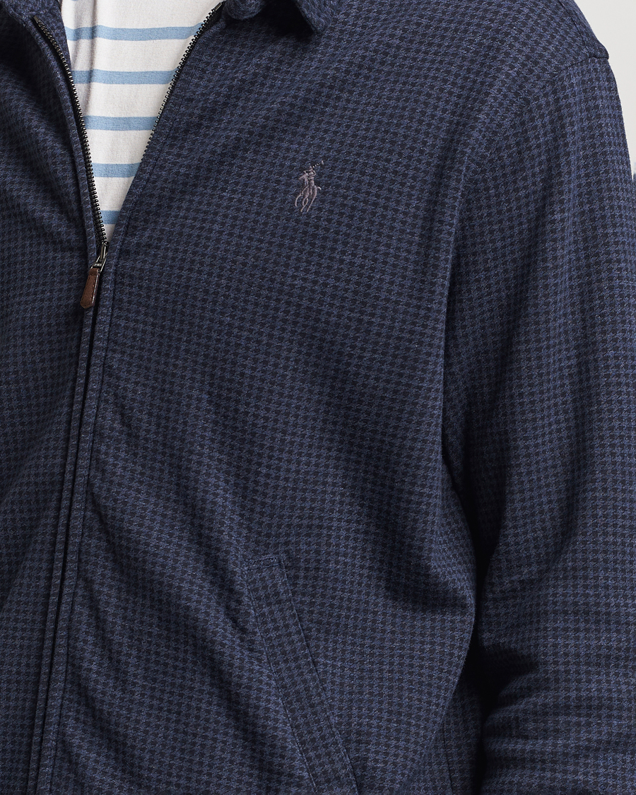Hombres | Abrigos y chaquetas | Polo Ralph Lauren | Double Knit Dogtooth Baracuda Jacket Vintage Navy