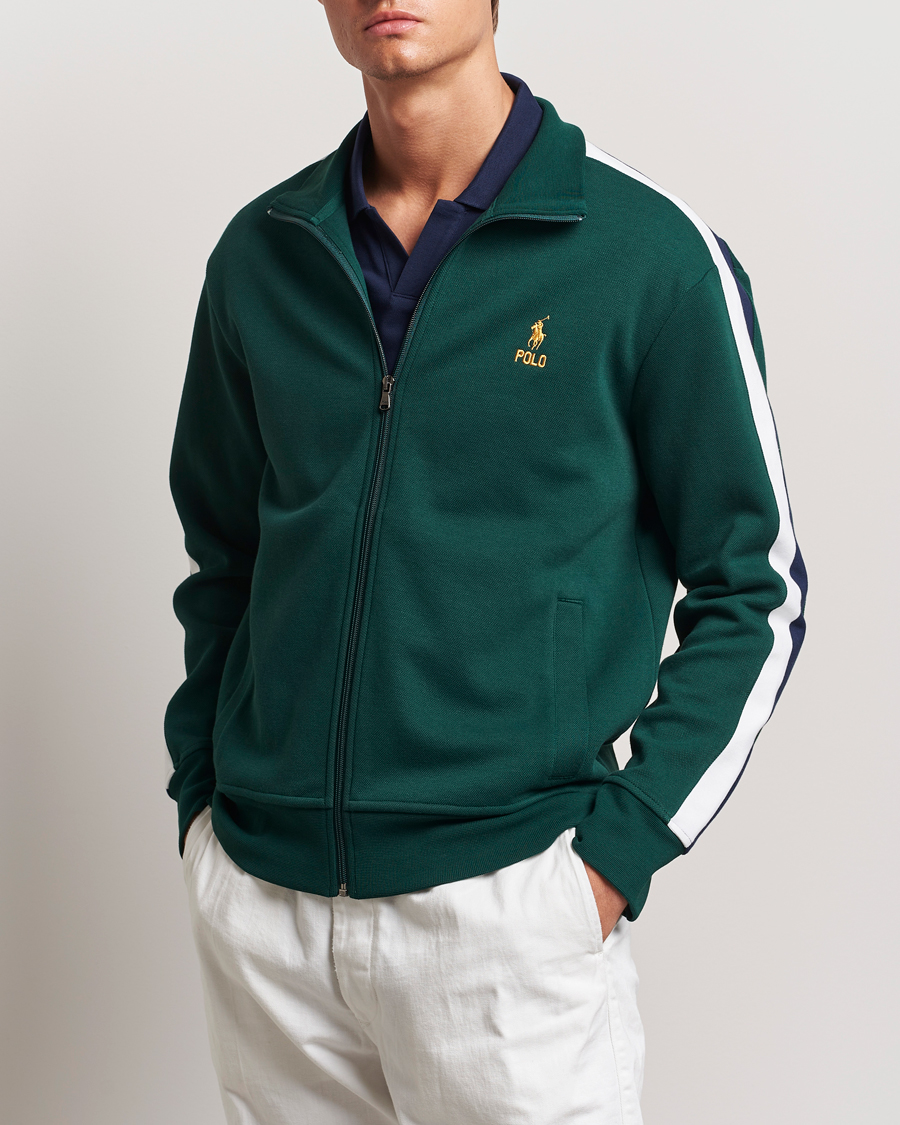 Hombres |  | Polo Ralph Lauren | Double Knit Taped Track Jacket Moss Agate