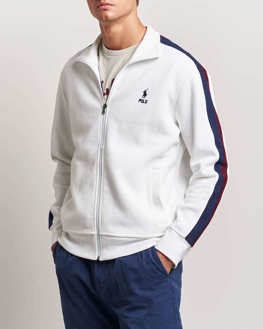 Hombres |  | Polo Ralph Lauren | Double Knit Taped Track Jacket White
