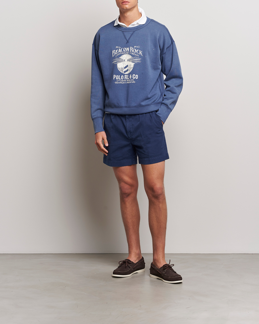 Hombres | Jerséis y prendas de punto | Polo Ralph Lauren | Graphic Fleece Sweatshirt Blue Heaven