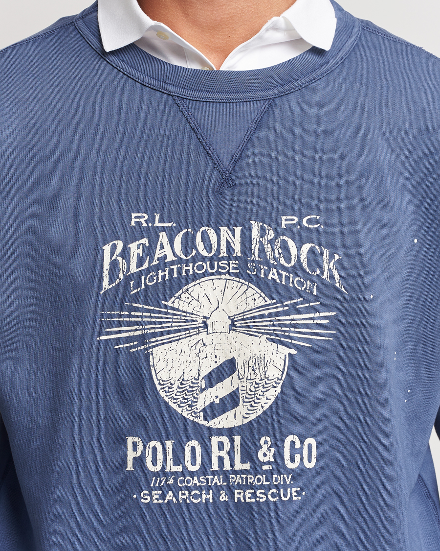 Hombres | Jerséis y prendas de punto | Polo Ralph Lauren | Graphic Fleece Sweatshirt Blue Heaven