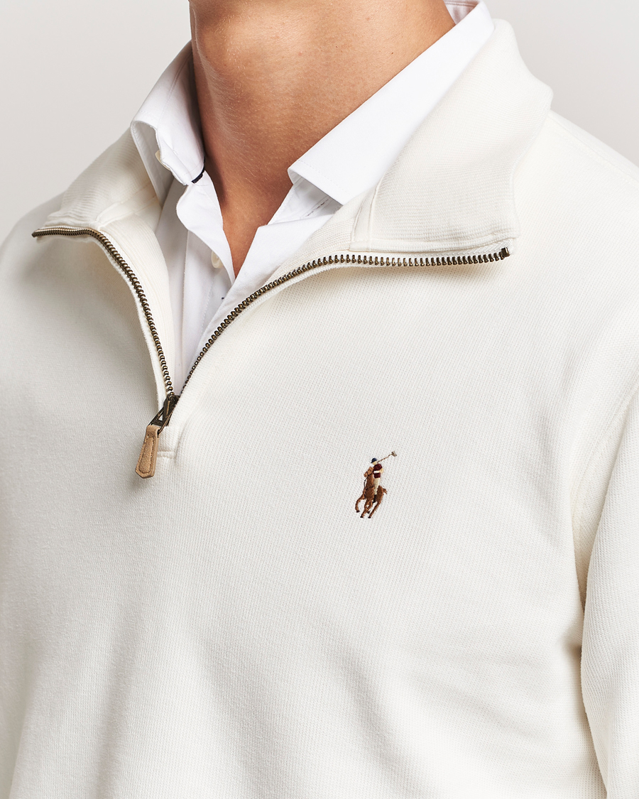 Hombres | Jerséis y prendas de punto | Polo Ralph Lauren | Double Knit Jaquard Half Zip Sweater Nevis
