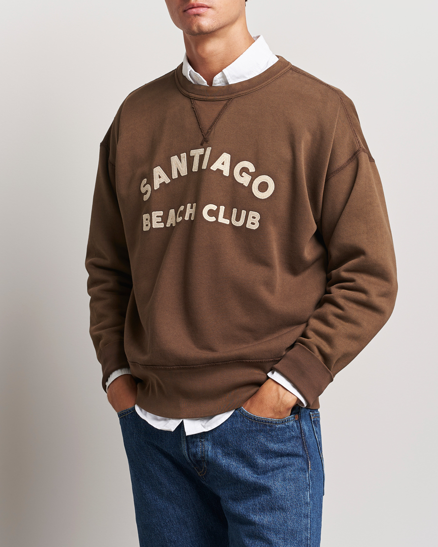 Hombres | Jerséis y prendas de punto | Polo Ralph Lauren | Graphic Vintage Fleece Sweatshirt Court Brown