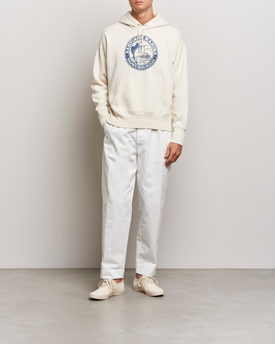 Hombres | Jerséis y prendas de punto | Polo Ralph Lauren | Graphic Vintage Fleece Hoodie Herbal Milk