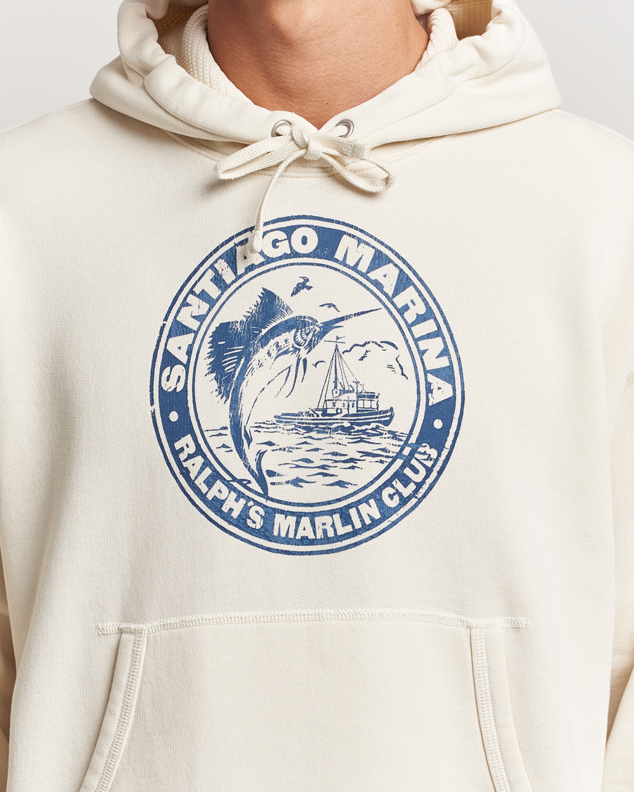 Hombres | Jerséis y prendas de punto | Polo Ralph Lauren | Graphic Vintage Fleece Hoodie Herbal Milk