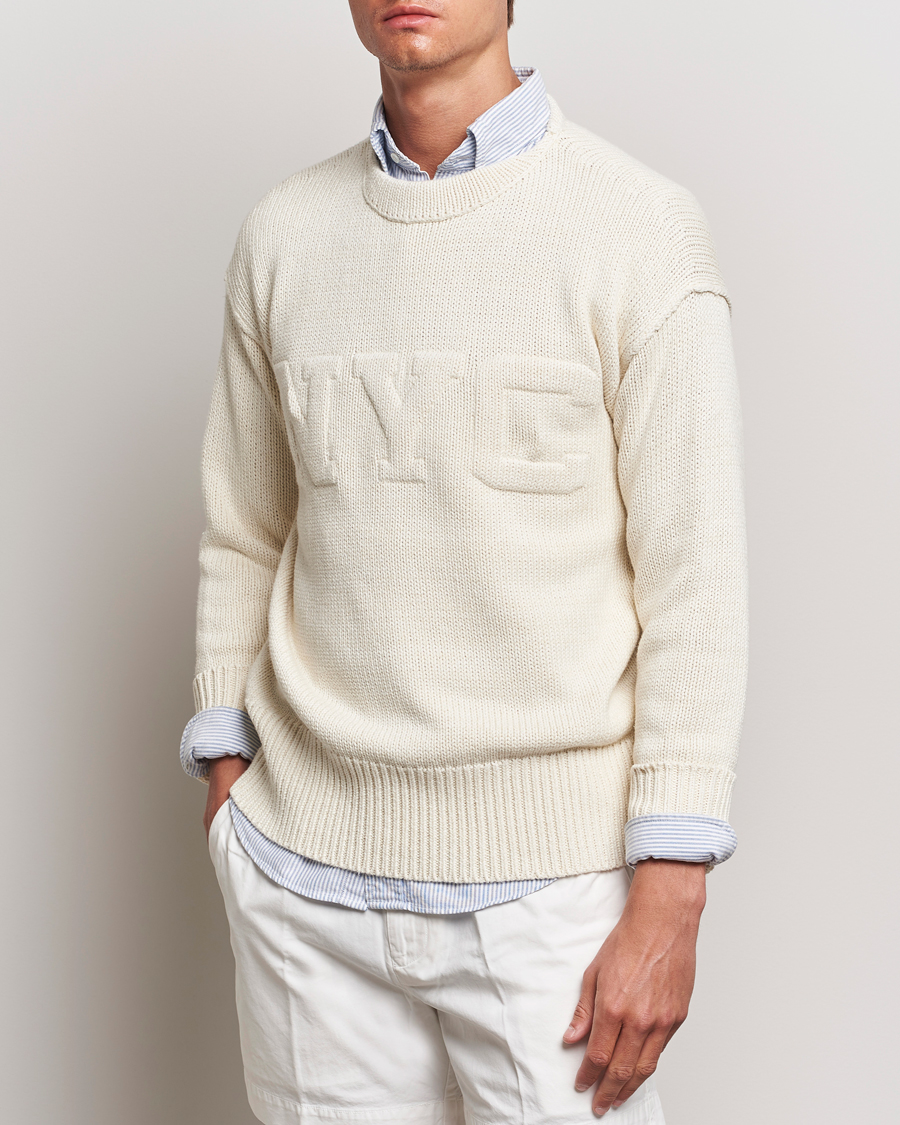 Hombres | Jerseys de punto | Polo Ralph Lauren | NYC Knitted Sweater Cream