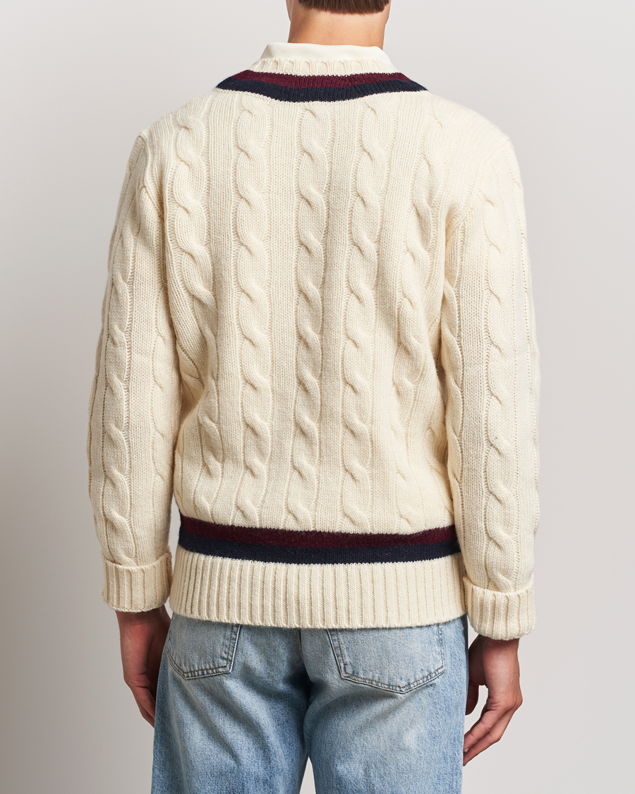 Hombres | Jerséis y prendas de punto | Polo Ralph Lauren | Wool Cricket Sweater Cream
