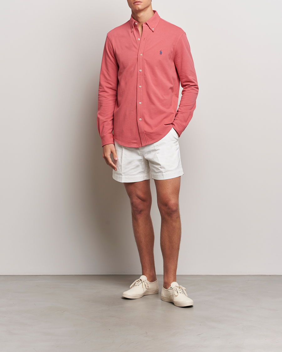 Hombres | Camisas | Polo Ralph Lauren | Featherweight Mesh Shirt Adirondack Berry