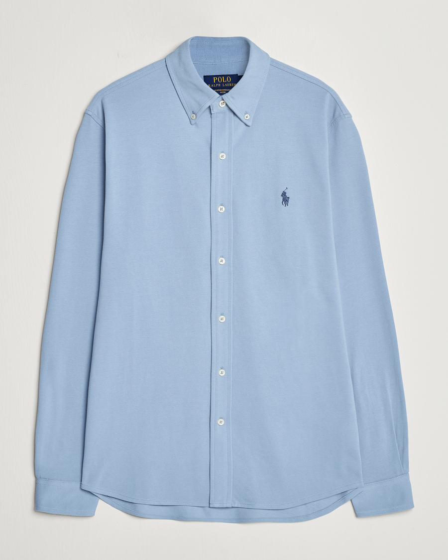 Hombres | Camisas | Polo Ralph Lauren | Featherweight Mesh Shirt Vessel Blue