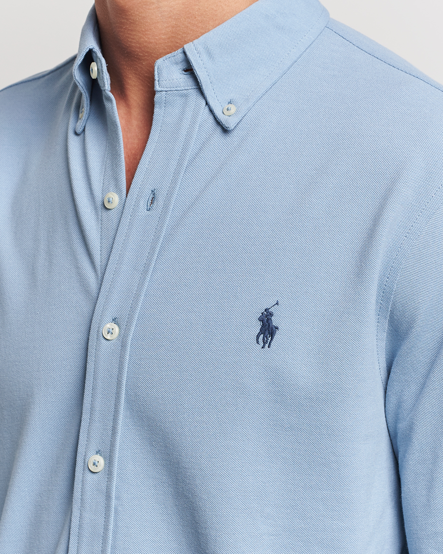 Hombres | Camisas | Polo Ralph Lauren | Featherweight Mesh Shirt Vessel Blue