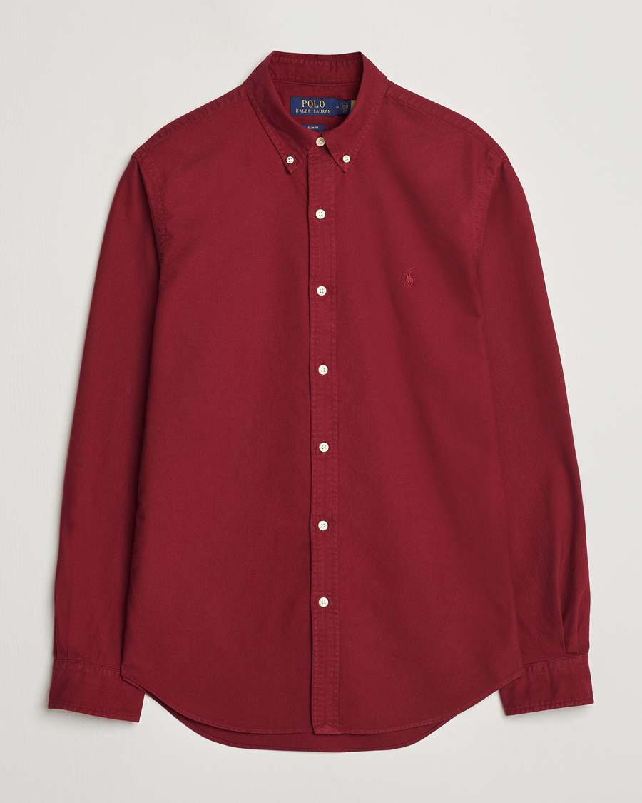 Hombres | Camisas | Polo Ralph Lauren | Slim Fit Garment Dyed Oxford Red Carpet