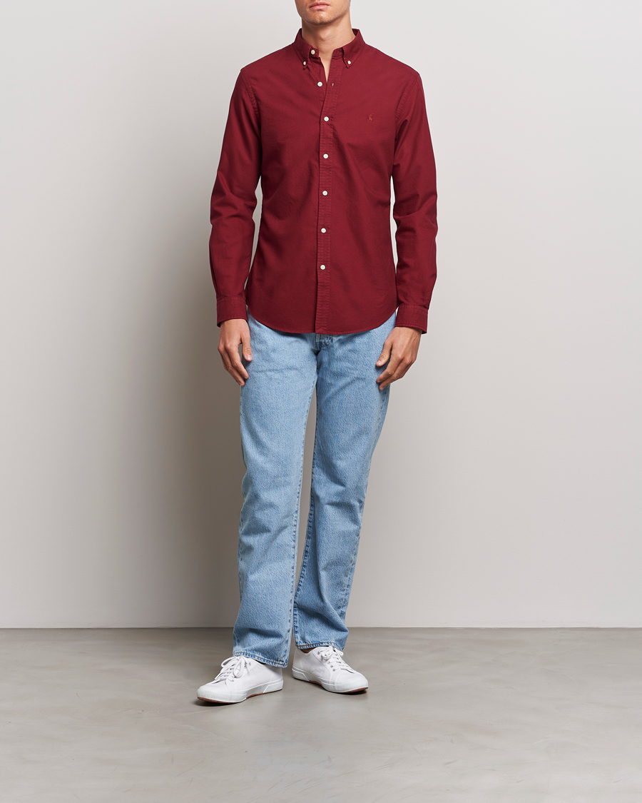 Hombres | Camisas | Polo Ralph Lauren | Slim Fit Garment Dyed Oxford Red Carpet