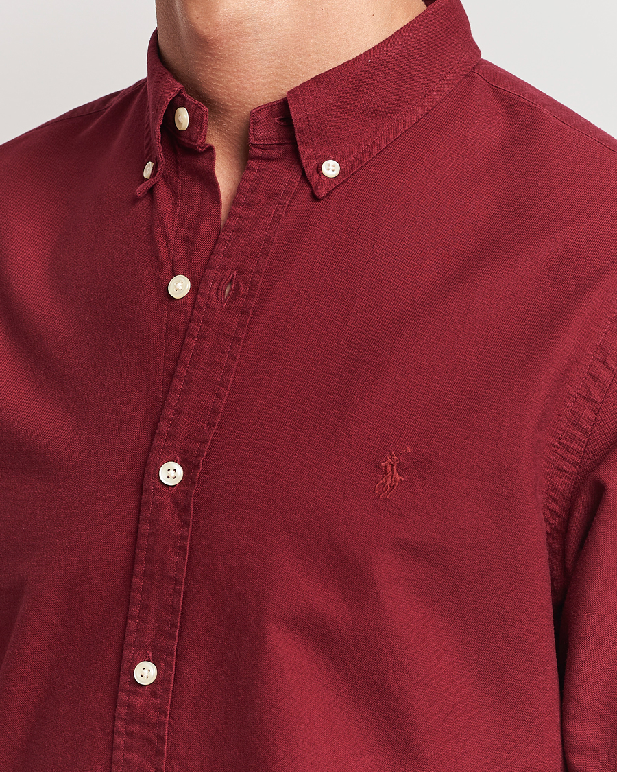 Hombres | Camisas | Polo Ralph Lauren | Slim Fit Garment Dyed Oxford Red Carpet