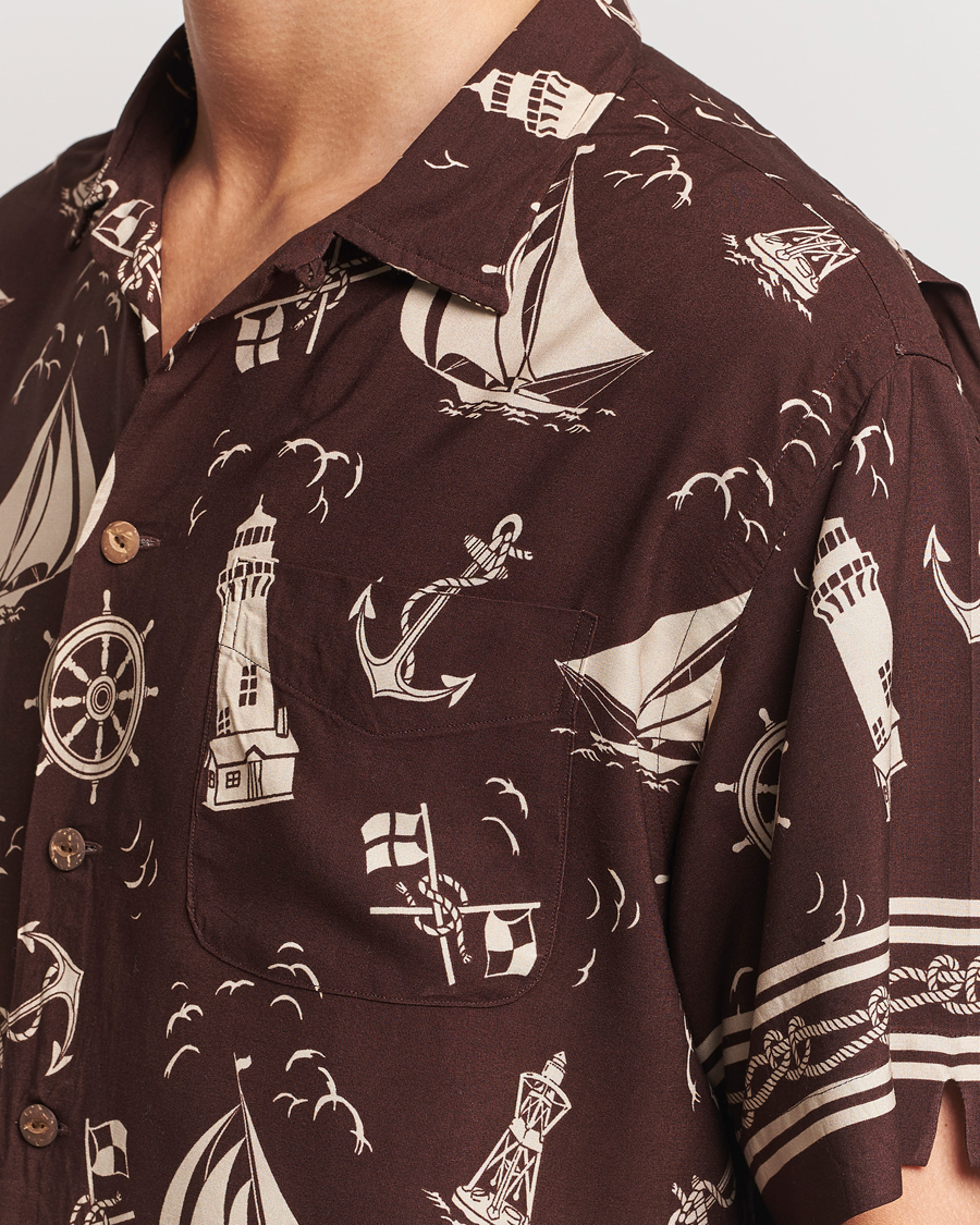 Hombres | Camisas | Polo Ralph Lauren | Printed Rayon Short Sleeve Shirt Captins Convo