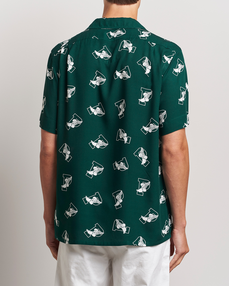 Hombres | Camisas | Polo Ralph Lauren | Printed P Wing Short Sleeve Shirt Toss Green