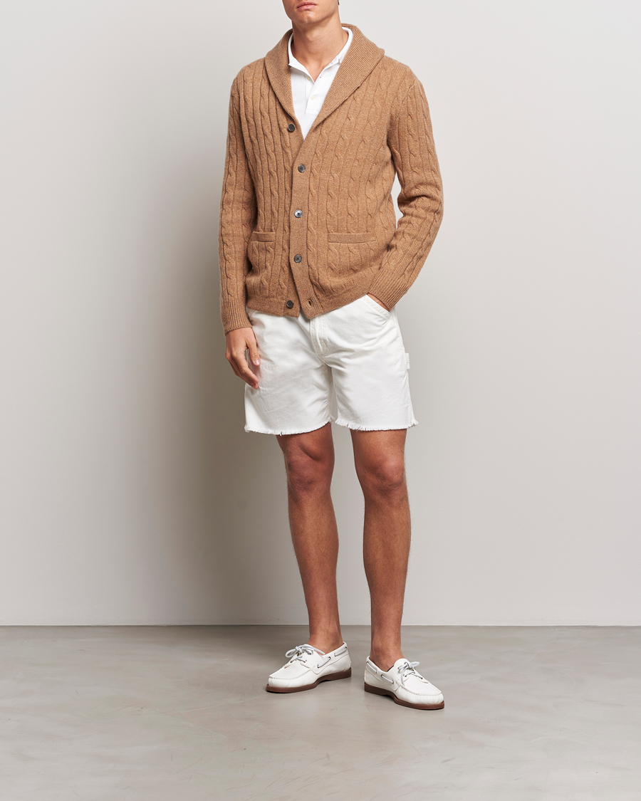 Hombres | Pantalones cortos | Polo Ralph Lauren | Garment Dyed Rustic Worker Shorts Deckwash White