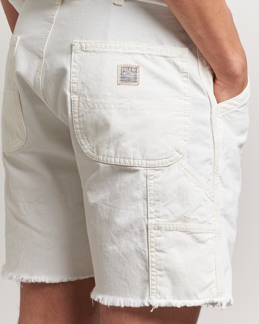 Hombres | Pantalones cortos | Polo Ralph Lauren | Garment Dyed Rustic Worker Shorts Deckwash White