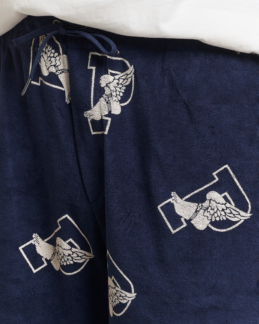 Hombres | Pantalones cortos | Polo Ralph Lauren | Cotton Terry P Wing Drawstring Shorts Cruise Navy