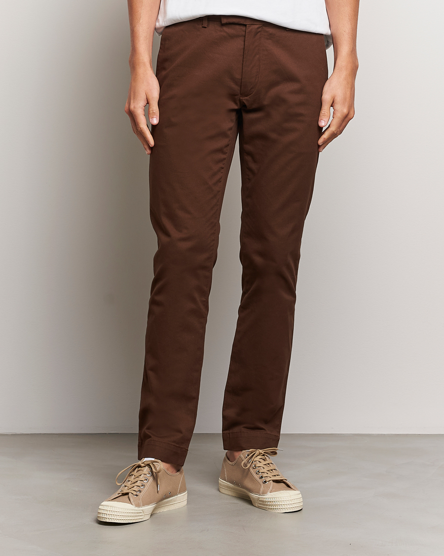 Hombres | Elegante casual | Polo Ralph Lauren | Slim Fit Stretch Chinos Branch Brown