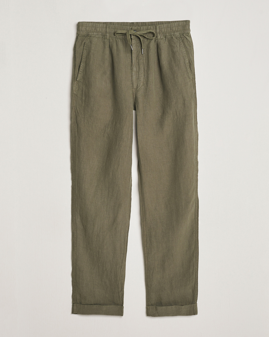 Hombres | Pantalones | Polo Ralph Lauren | Prepster Linen Trousers Thermal Green