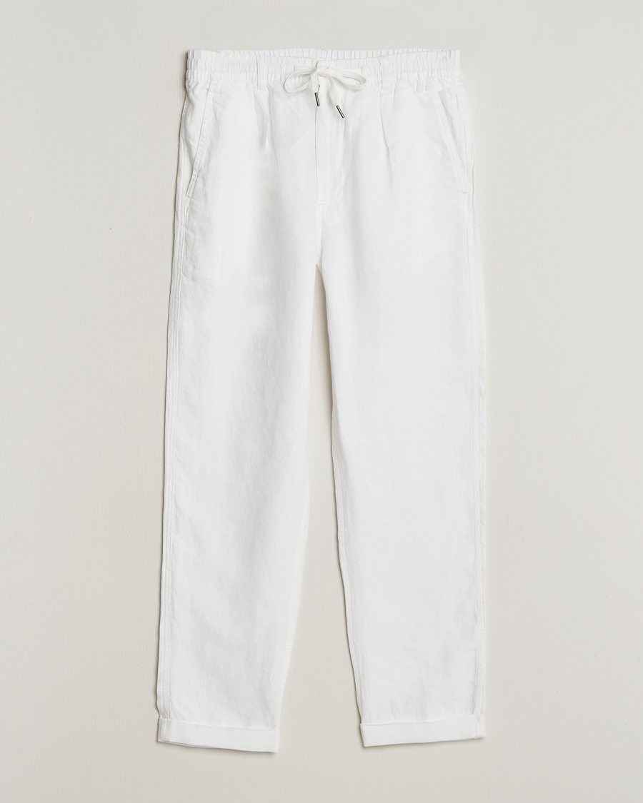 Hombres | Pantalones | Polo Ralph Lauren | Prepster Linen Trousers Ceramice White