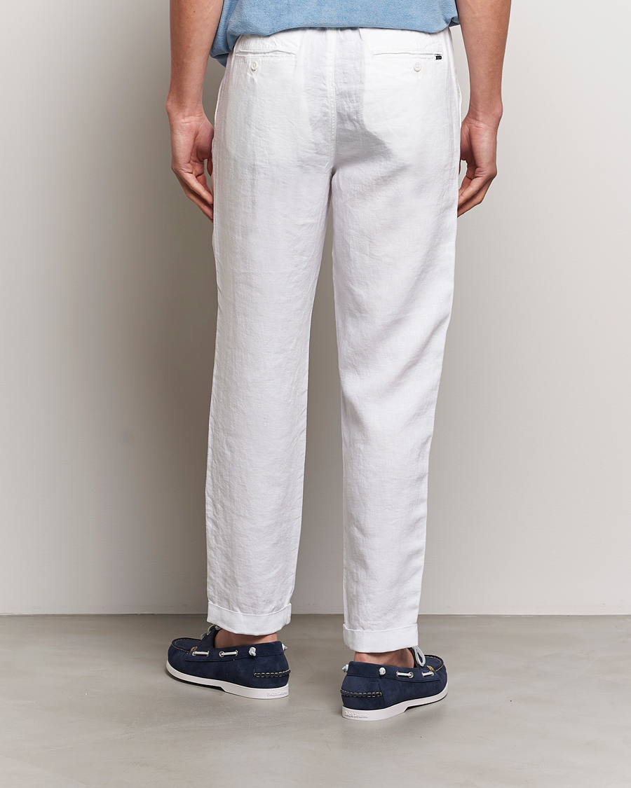 Hombres | Pantalones | Polo Ralph Lauren | Prepster Linen Trousers Ceramice White